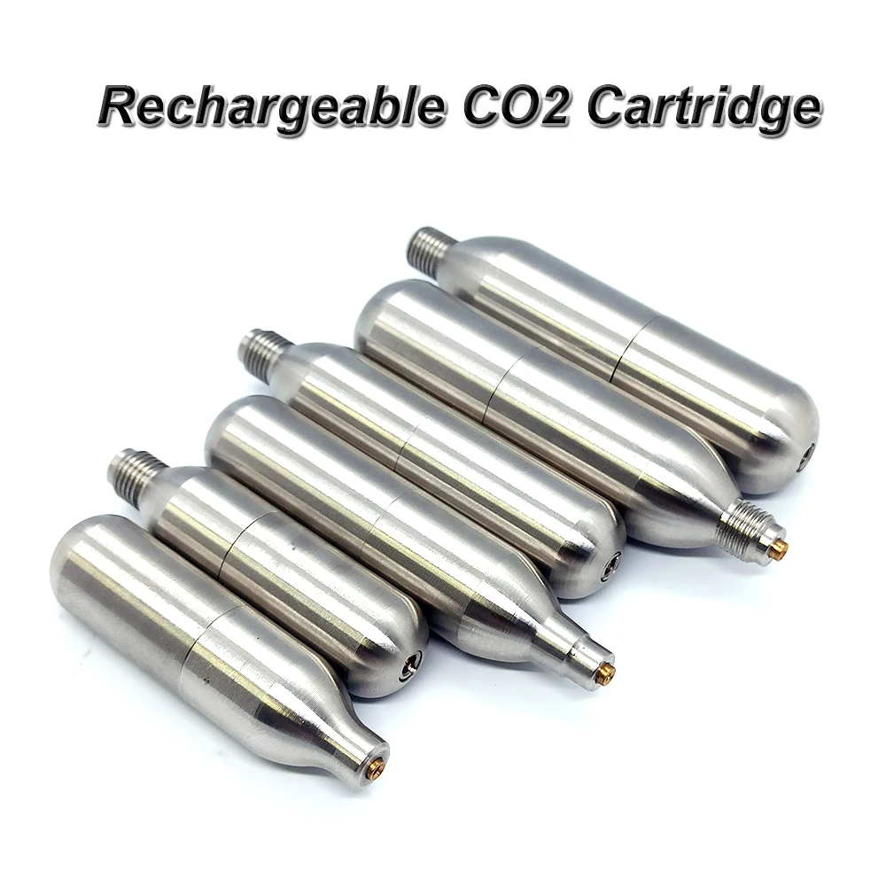 CO2 Refill Tank Refillable Cartridges for Home Brewing Wine Making Barware Equipment Soda Beer Fermenter Kitchen DIY Bar Tool