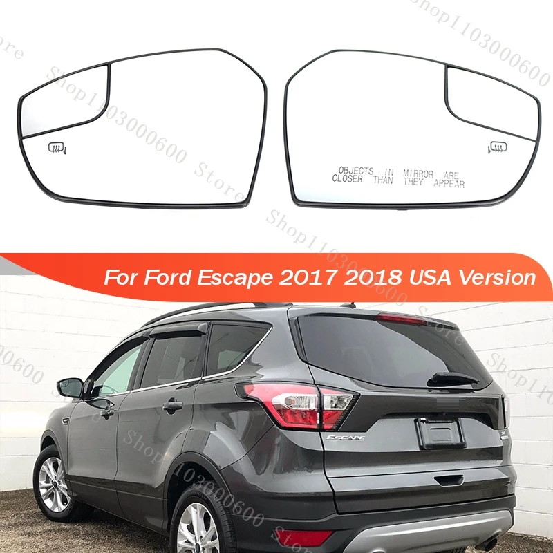 

Для Ford Escape 2017 2018 США Версия боковое зеркало заднего вида стекло объектива с подогревом GJ5Z17K707A GJ5Z17K707G