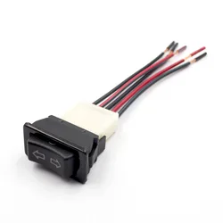 1PC Switch With sokcet Automobile Electric Power Window Lifter Switch Doors Two-way Controller Button 12V 5 Pins Control