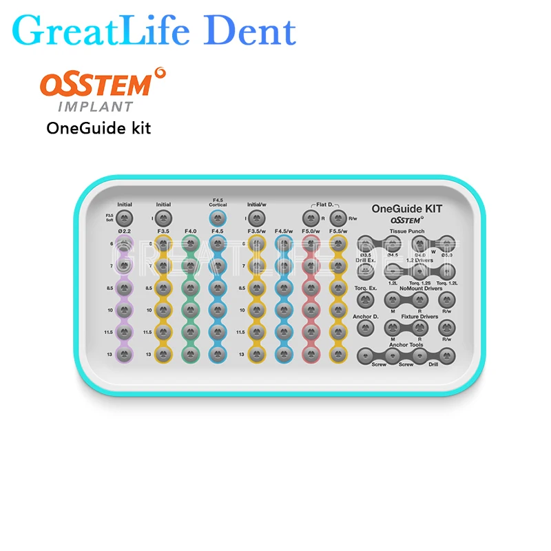 

GreatLife Osstem Surgery Kits Water Pressure Lifting Instrument Dental Oral Surgery Kit Osstem One Guide Kit