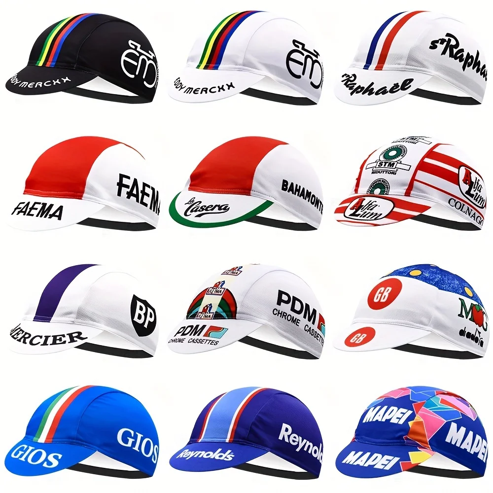 Retro Bicycle Sports Hat Cycling Cap, Under Helmet Cap Dirt Bike Hat Cycle Cap