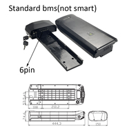 Rear Rack battery 36V 10.4Ah 12.8Ah 14Ah for Gypsy  E-Classic Gitane E-Organ SF-03 JCEB360-11With Mount base