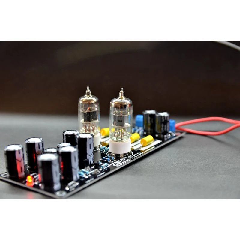 สาย6AK5 6J1 nvarcher บอร์ดเครื่องขยายเสียง Pre-Amp สำหรับ VCD CD DVD พลังเสียงดิจิตอล