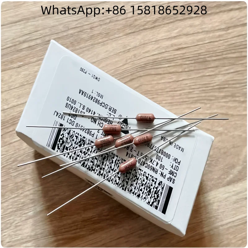10pcs VISHAY-DALE 4.7K 4K7 RN60C 0.5W 1/2W 0.5% Copper Lead Metal Film Resistors
