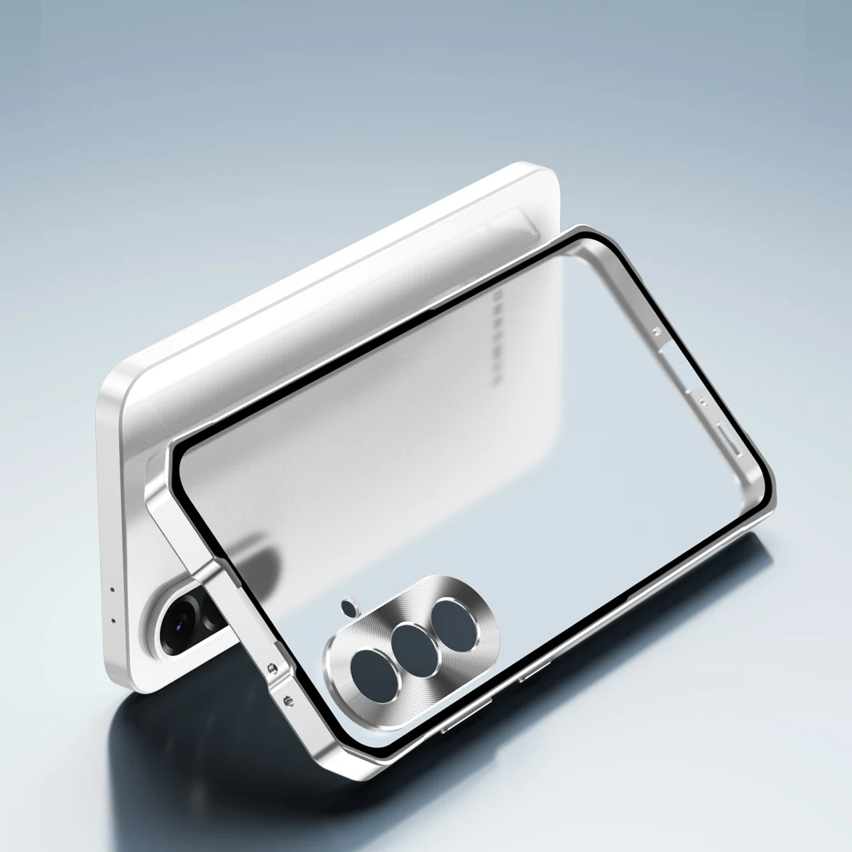 

Magnetic Metal Frame Case for Samsung Galaxy A56 Metal Acrylic Back Cover Shockproof Funda Coque for Samsung A56 A36 A26 A16