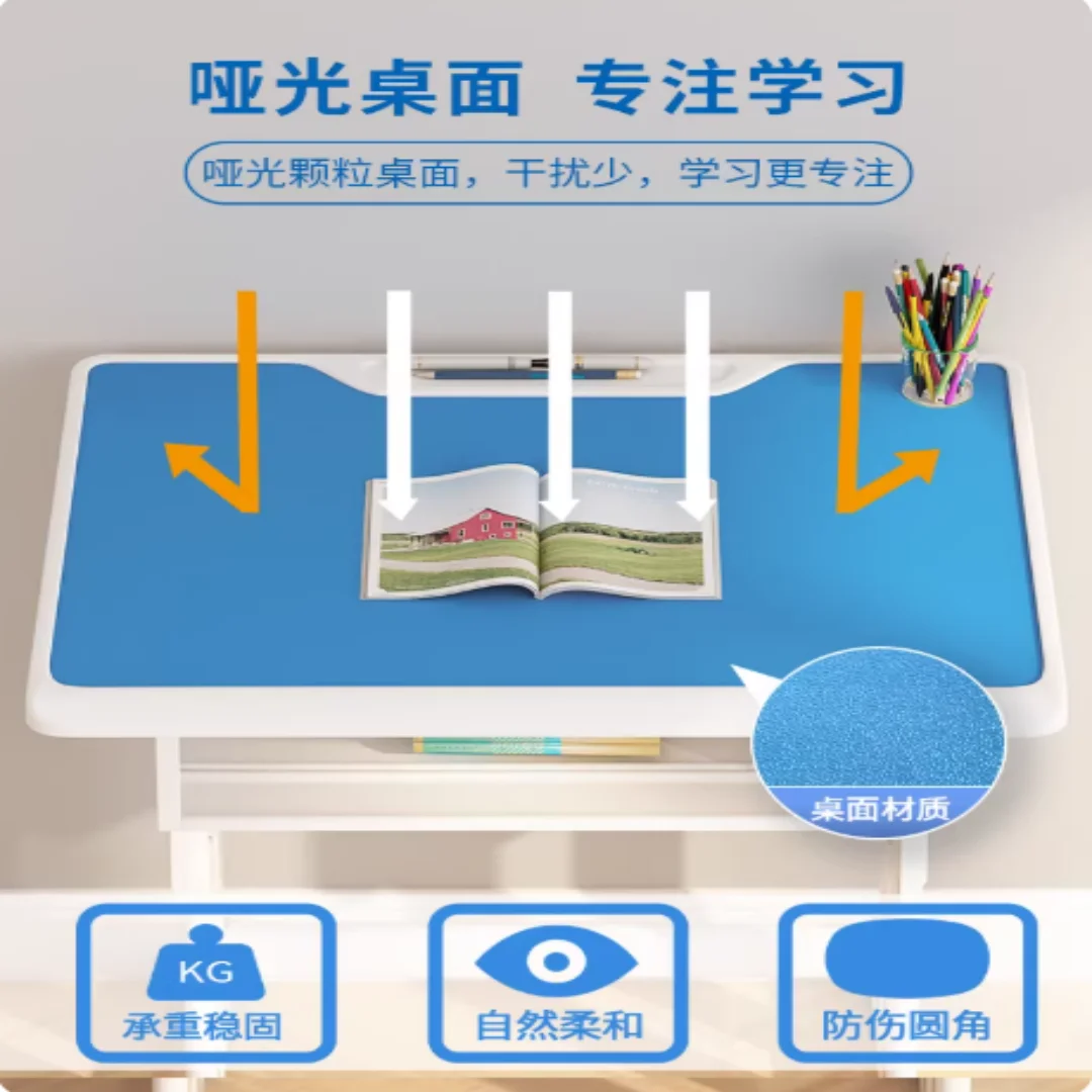 مكتب الدراسة، وطلاب المدارس الابتدائية المنزلية المتخصصة لرفع الواجبات المنزلية، ومكاتب وكراسي المدارس، ومجموعة التخطيط
