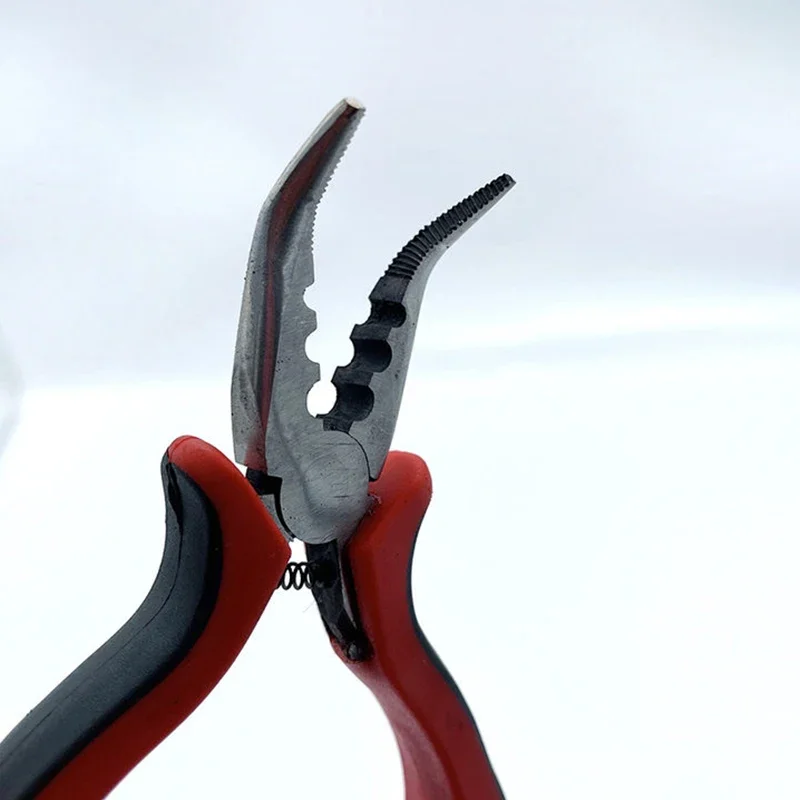DIY Hair Extensions Tool Kit Curved Pointed Nose Pliers Tweezers Micro Ring Bead Connections Hair Extension Accessories