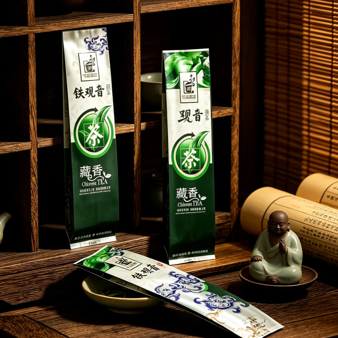 250g Tieguanyin tea Bag Packaging Bags Chinese Tie Guan Yin tea Sealed bag Alishan Dongding Ginseng Black oolong tea Packing Bag