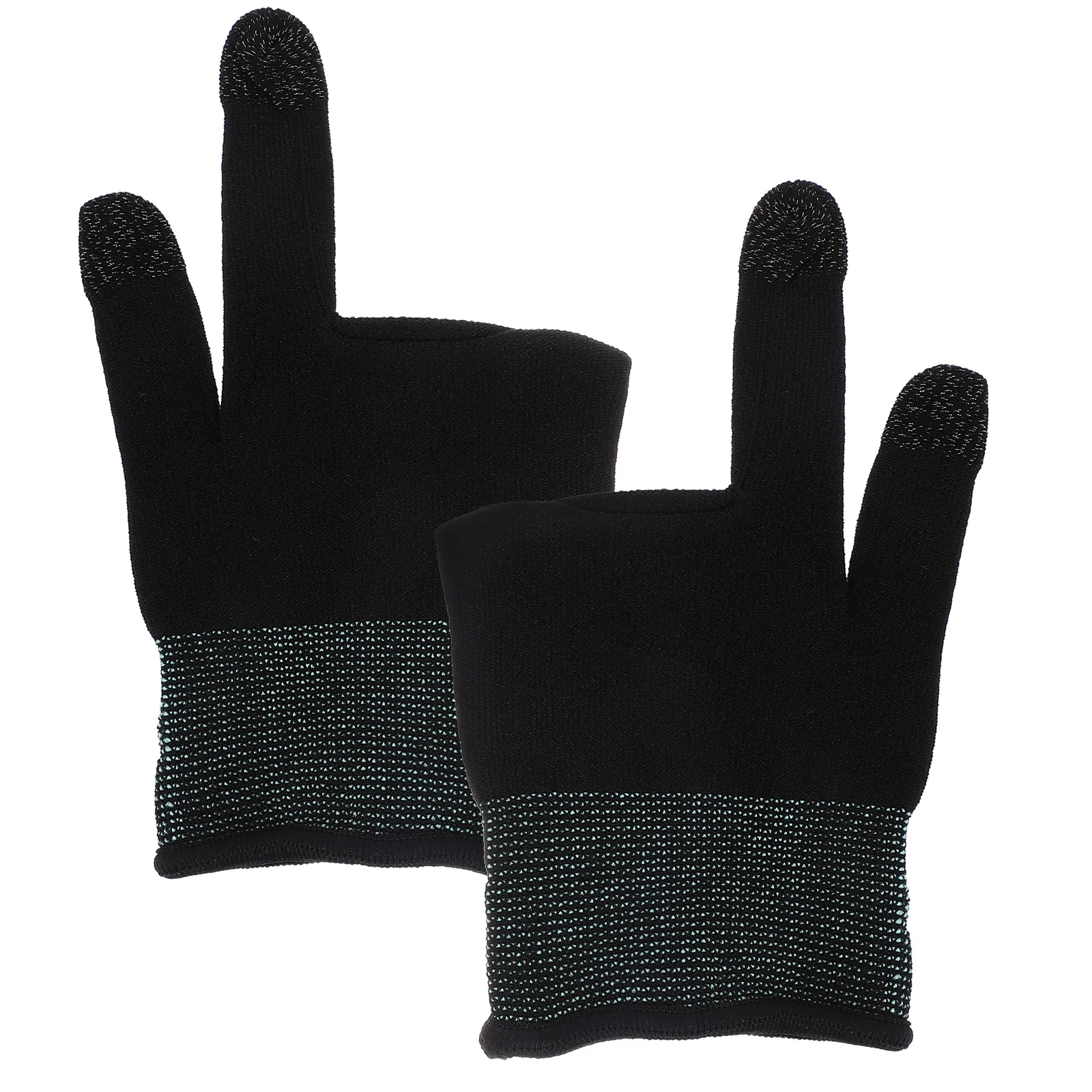 زوج واحد من قفازات الألعاب المحمولة قابلة للتنفس وخفيفة الوزن وأكمام أصابع رفيعة للغاية ومضادة للعرق قفازات ألعاب بأكمام أصابع للألعاب #5