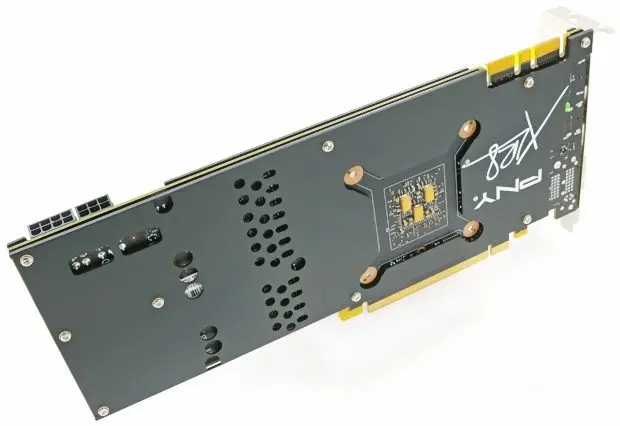 Geeignet für die Grafikkarten GTX770/GTX780/GTX780Ti/GTX TITAN, Metall-Rückplatte. – Detail 3