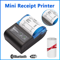 2Inch Thermal Receipt Paper For 58mm Mini Portable Receipt Printer Wireless USB Mobile POS Printer Support Android IOS Windows