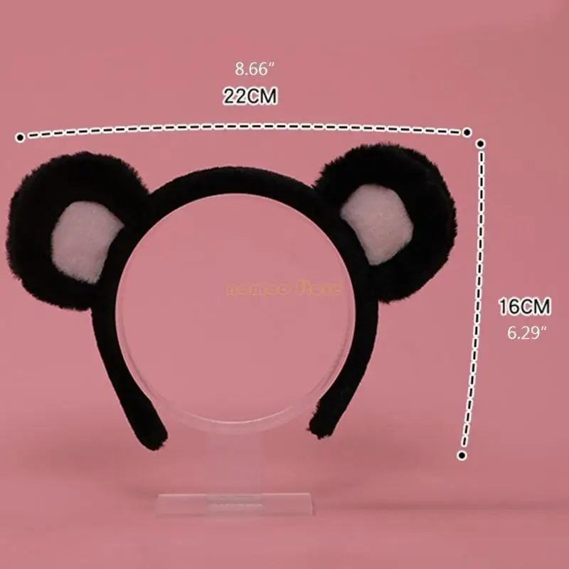 31BFレディースアニマルベアリーズヘア装飾品かわいいぬいぐるみアクセサリーハロウィーンパーティーヘアフープ