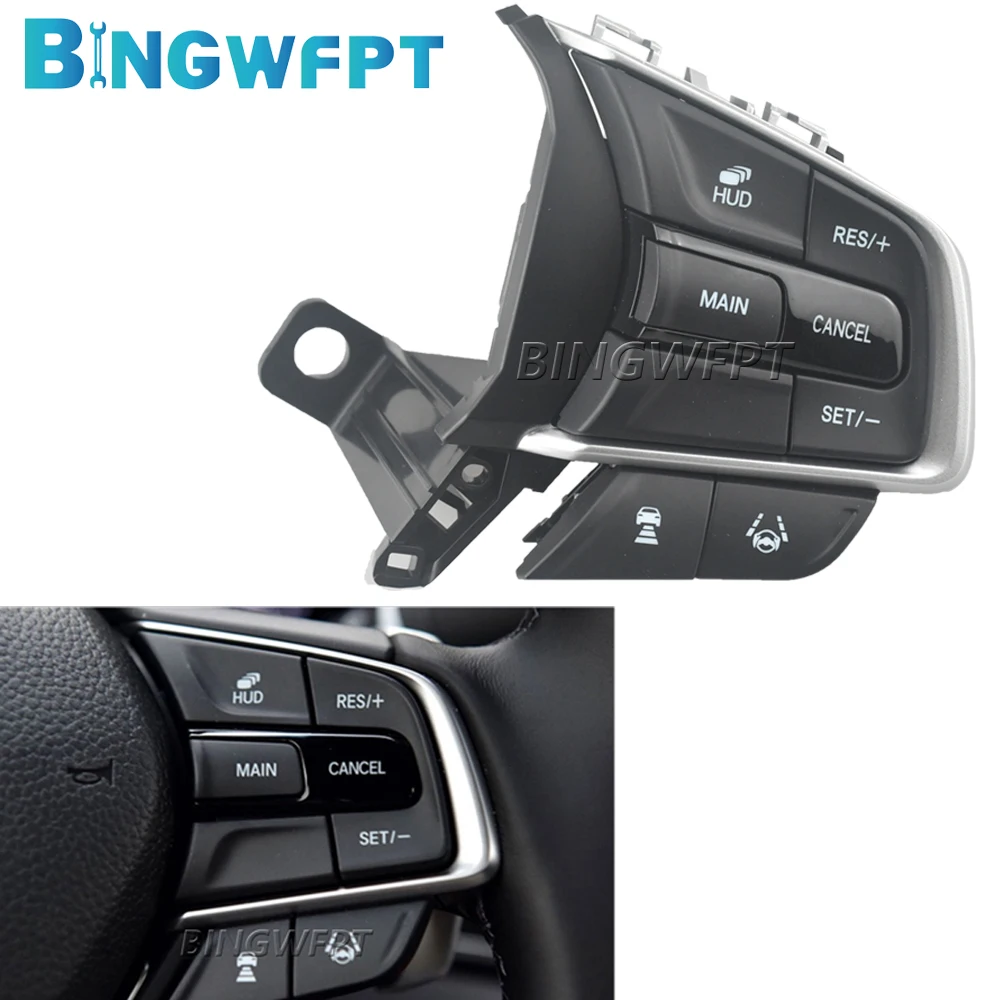 

Accessories Cruise Control Switch Steering Wheel Buttons For Honda Accord 10th 2018 2019 2020 2021 2022