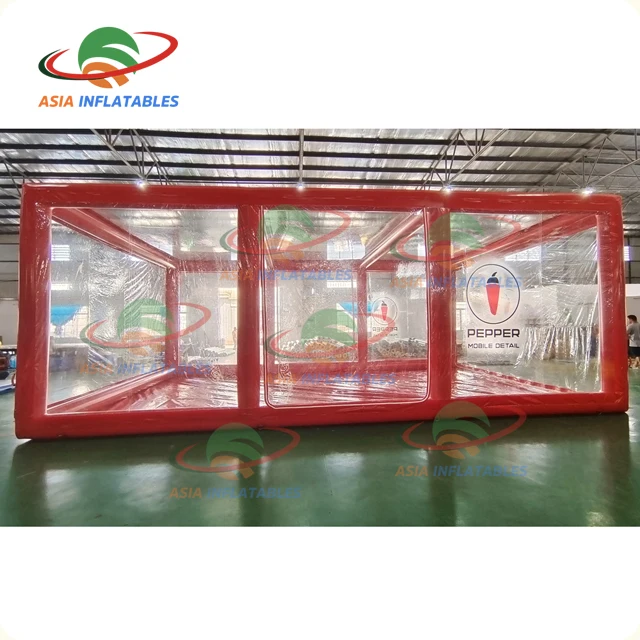 Good Selling Inflatable Car Tent Inflatable Car Cover Clear PVC Advertising Inflatable Bubble Tent