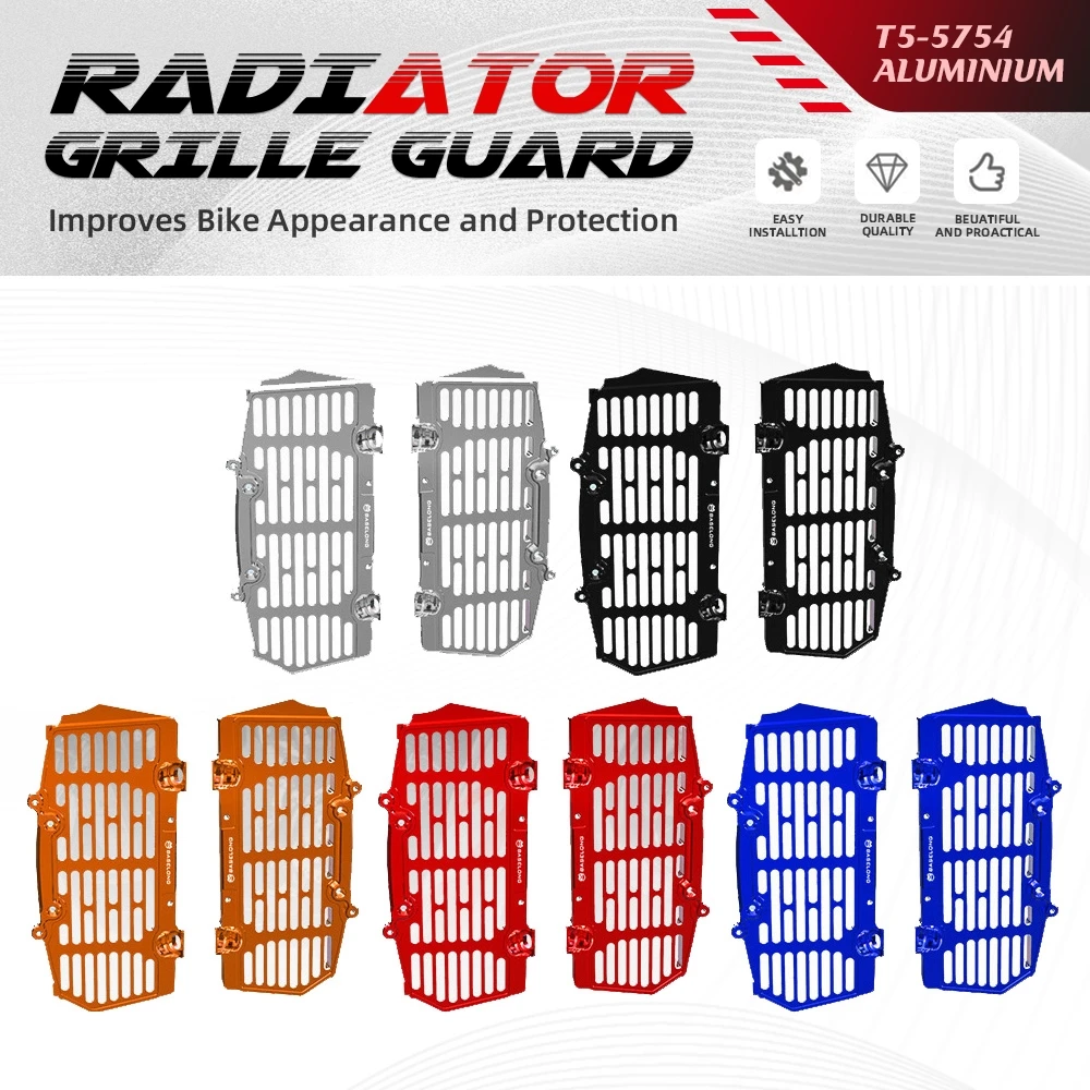 FOR 125-500 XC IPI XC-W TPI/XCF-W SXF SX/XC-F EXC-F SIX DAYS Motorcycle Radiator Guard Protector Grille Grill Protective Cover