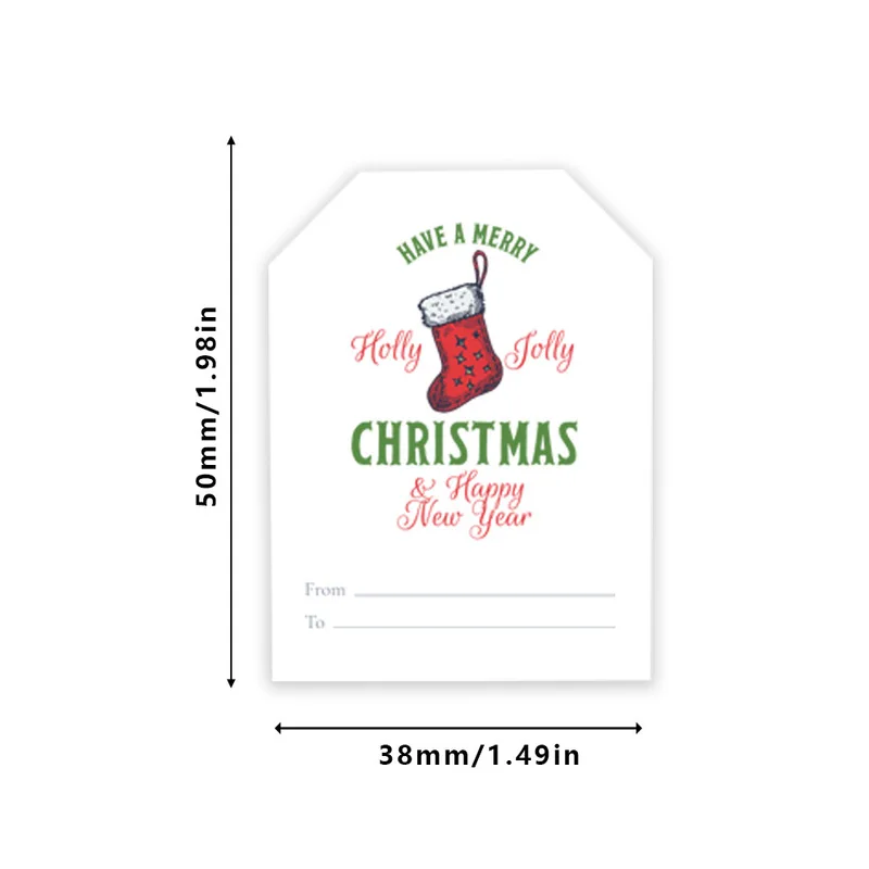 300pcs roll of stickers, a Christmas holiday decoration and gift series of adhesive stickers and labels
