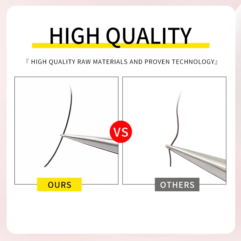 プレミアムフラットラッシュエクステ クラシック個別まつげエクステ エリプスフラットシェイプラッシュ ミックスラッシュトレイ