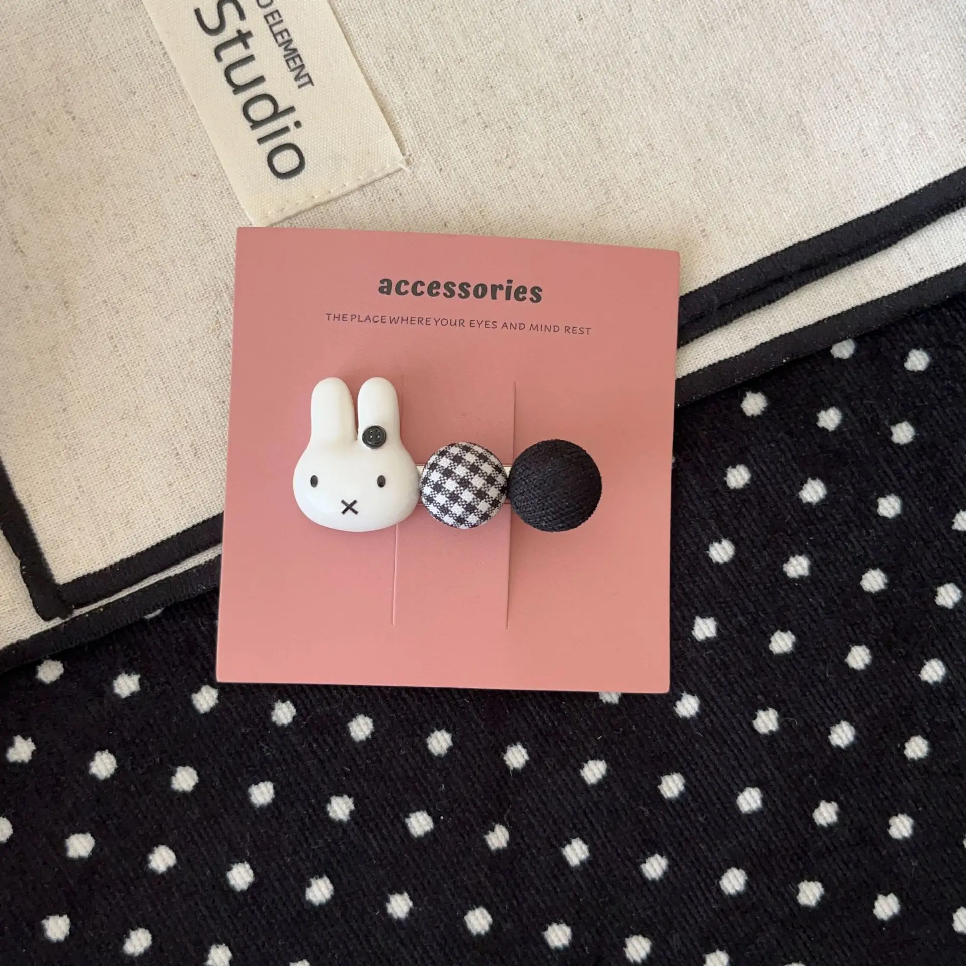 Cartoon Nijntje Konijn Knop Haarspeldjes Eendenbek Clips Lief Meisje Hartgebroken Haar Leuke Haarspeldjes en Haaraccessoires