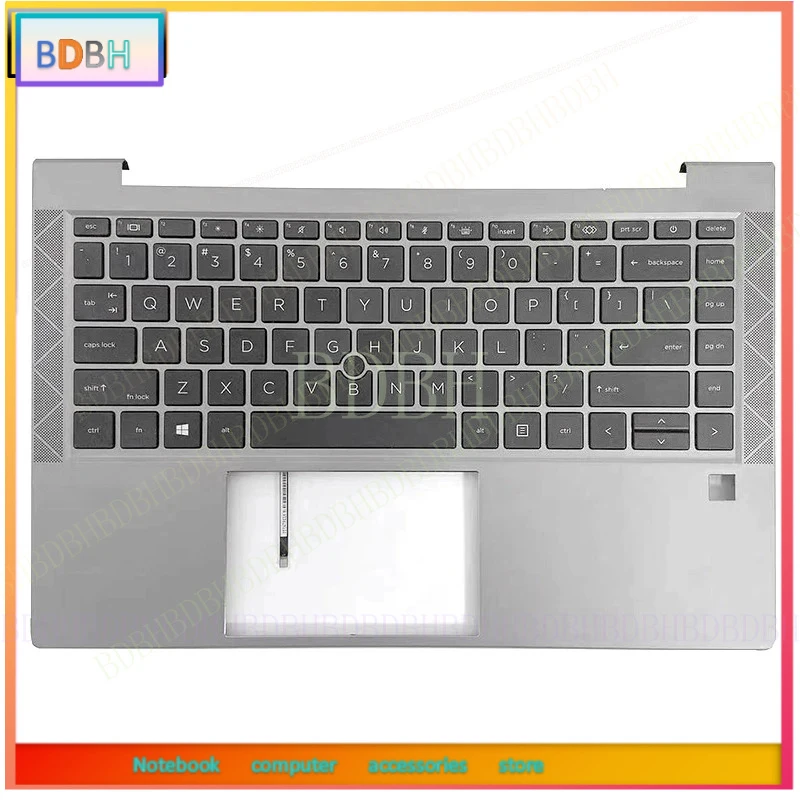 New US Keyboard For HP Zbook Firefly 14 G7 Firefly 14 G8  M36447-001 Laptops Top Case Palmrest Upper Cover with Backlit Keyboard