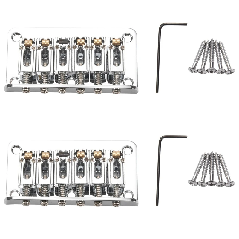 

2 шт., корпус гитарного моста для 6 струн