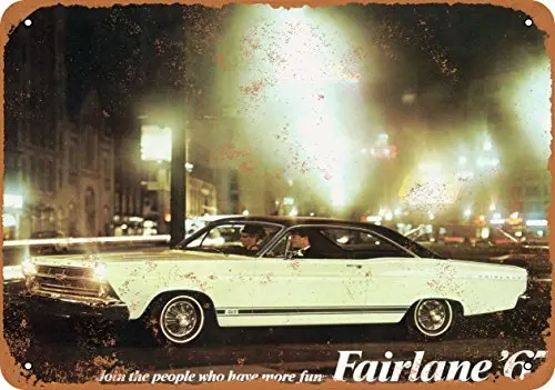 Wall-Color  Metal Sign - 1967  Fairlane - Vintage Look