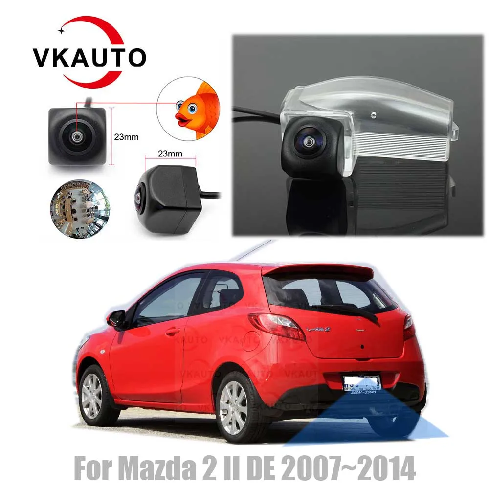 

VKAUTO Fish Eye Rear View Camera For Mazda Demio DE Mazda 2 DE 3D 5D 2007~2014 CCD HD Waterproof Reverse Parking Backup Camera