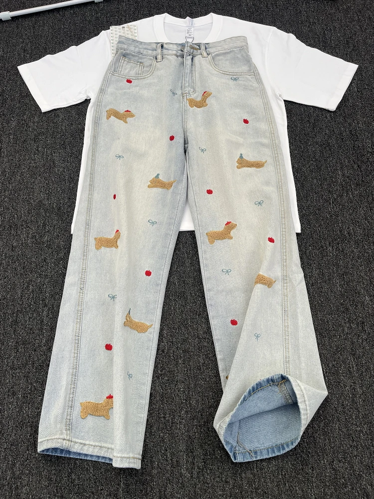 Waed Wide Leg Denim…