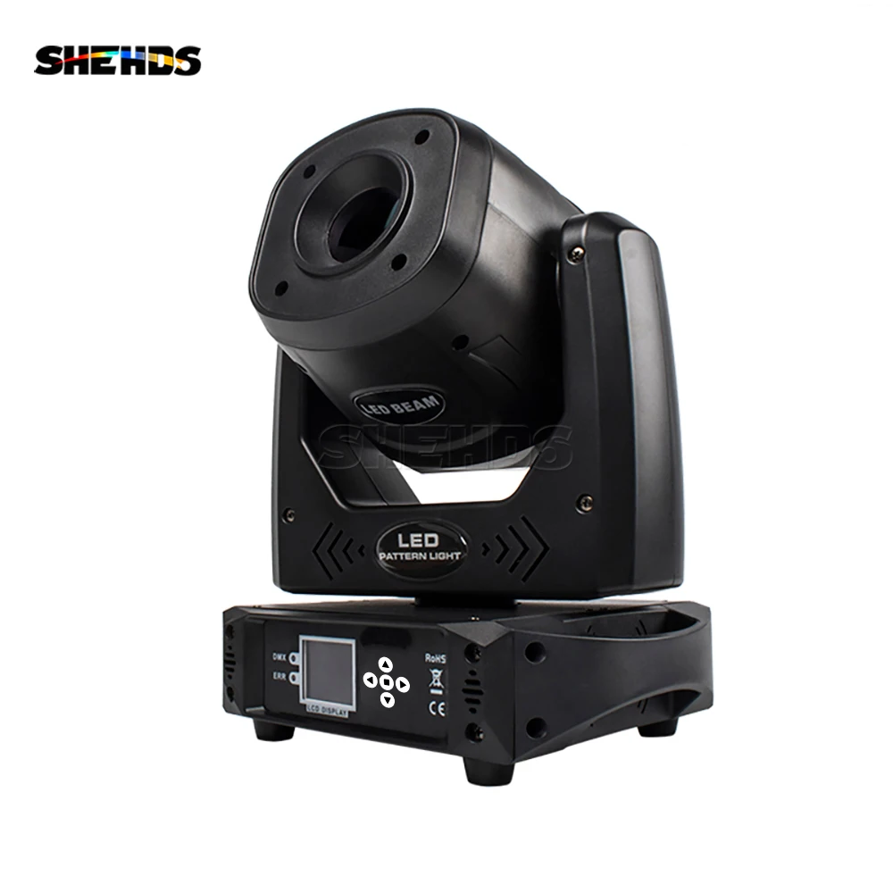 Imagem -03 - Shehds-led Moving Head Hexagonal Prisma Spot Light dj Spotlight Boate Light Disco Party Casamento Gobo Rotativo 100w Pcs