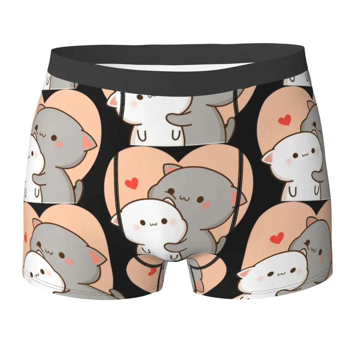 

Cute Panda Bear Bubu Dudu Fun Love Power Underwear Males Boxer Brief Breathable Boxershorts Trenky Print Large Size Underpants