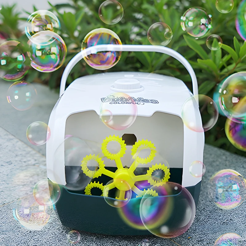 Astronaut Bubble Machine para crianças, Bubble Gun, lançador de foguetes, soprador de bolhas para crianças, saboneteira, brinquedos de verão