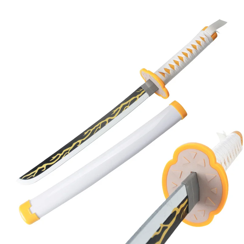 23,6 in/60 cm houten speelgoedzwaard cosplay rekwisieten originele anime-patronen Halloween- en kerstcadeaus