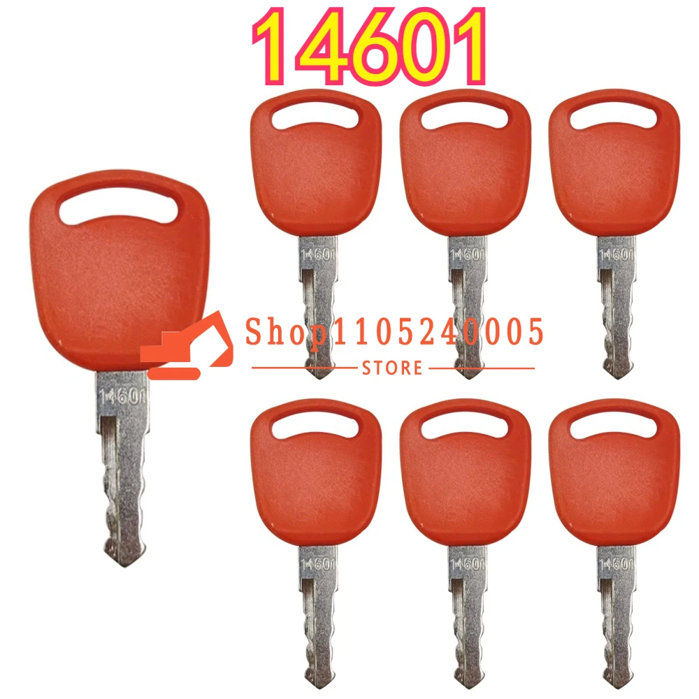20/10/5/1PCS 14601 Ignition Keys for Excavator Tractors 82003267 82030143