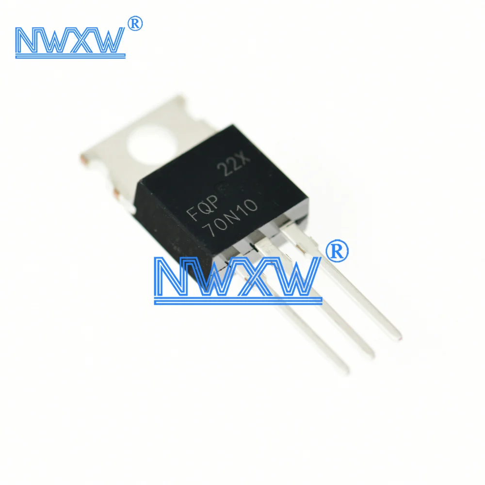 New FQP70N10 Field Effect MOSFET N-channel 100V70A Direct Insertion Transistor