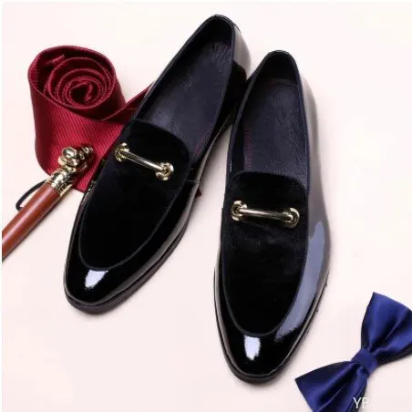 Lederen schoenen mannen luxe business oxford ademende lakleren formele schoenen plus size man kantoor bruiloft flats man zwart