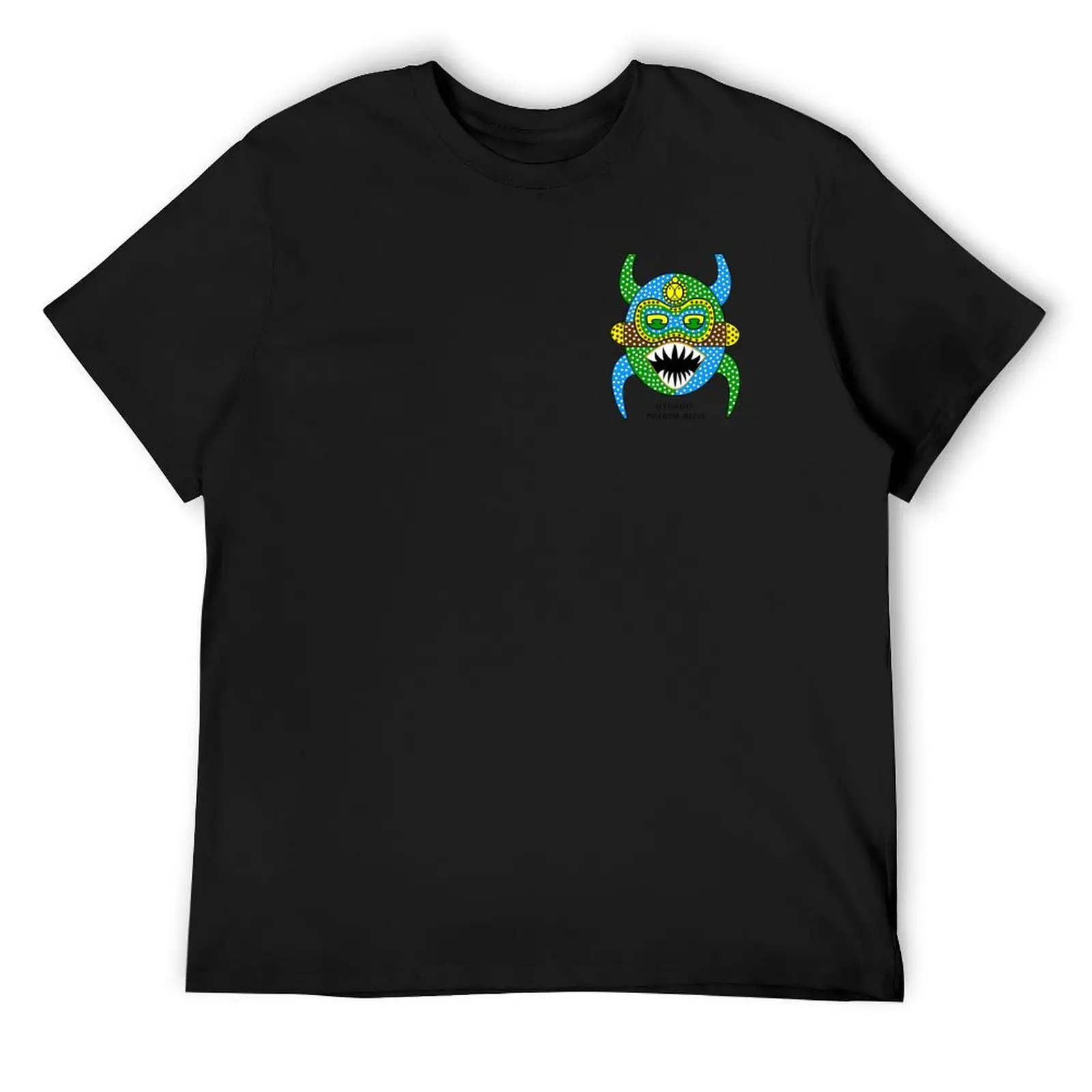 

Utuado Puerto Rico Vejigante Mask T-Shirt Short sleeve tee graphic t shirt vintage luxury clothes men