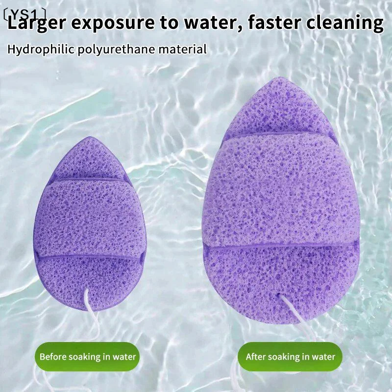 

〔YS1〕Mud Mask Cleaner Puff Exfoliating Blackhead Removal Face Wash Cleansing Sponge Makeup Remover Foam Sponge Face Clean Pads T