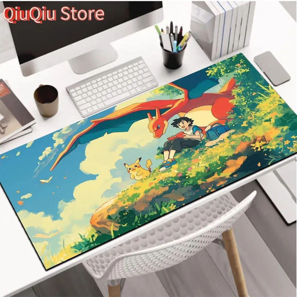 Seri Anime Pokémon Pikachu Alas Mouse Game Besar Alas Keyboard Alas Meja1