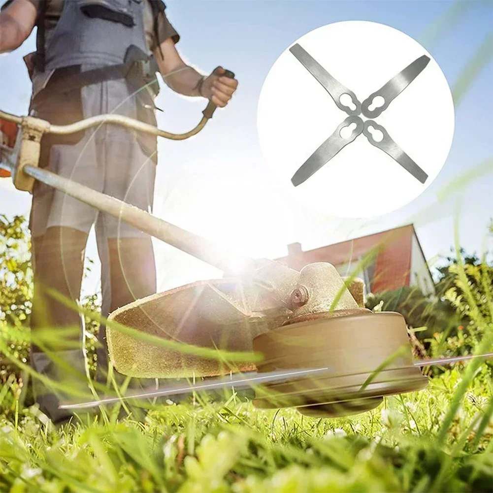 

1pc Stainless Steel Replacement Blades Spare Knives For Stihl Polycut 2-2 Mower FSA 45 Trimmer Lawn Mower Garden Power Equipment