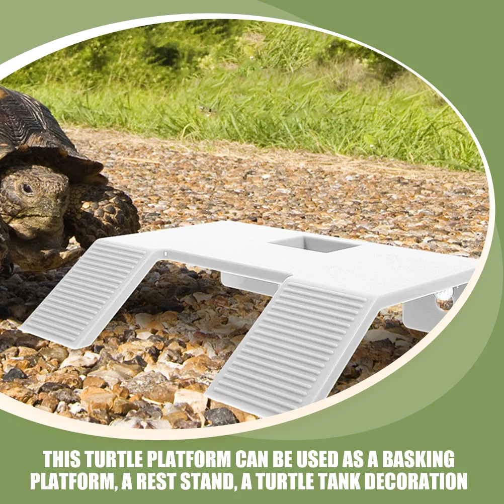 

Large Turtle Platform Green Size Reptile Basking Habitat Decor Floating Shelf Climbing Slope Accessories Aquarium Pet Supplies