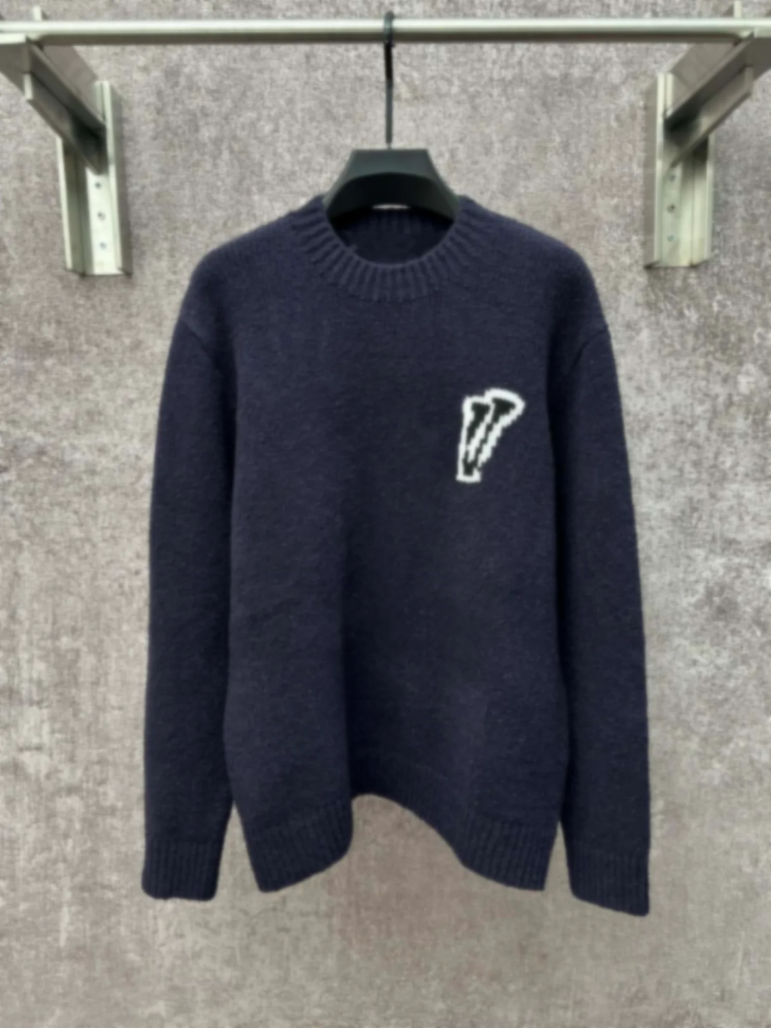 Faionable Woolen Sweater 2025 Autumn Winter New Sle Men Women Loose Open Cardigan Coat Chest II Letter Embroidery All Match