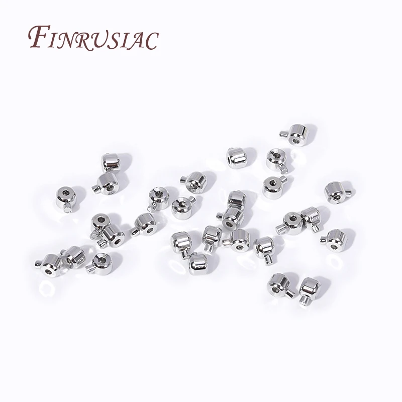 18K vergoldete Quetschperlen, Crimpperlen für Schmuck, Crimp-Endperlen, Zubehör für Schmuck, DIY-Zubehör, Großhandel – Detail 25