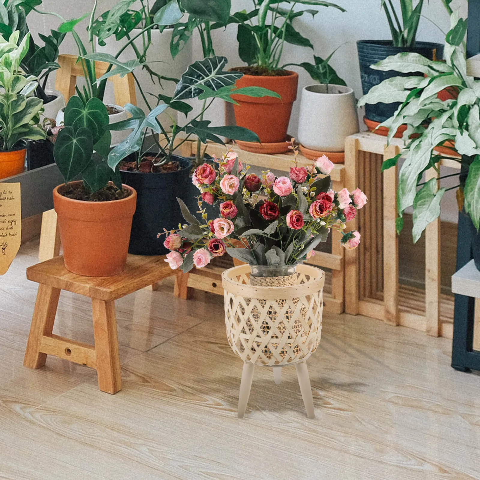 woven-planter-basket-rustic-handwoven-natural-seagrass-flower-pot-holder-indoor-outdoor-decorative-plant-stand-for-succulents