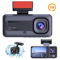 3 Channel Dash Cam for Cars Camera Black Box 1080P Video Recorder Rear View Camera for Vehicle Car DVR car accessories