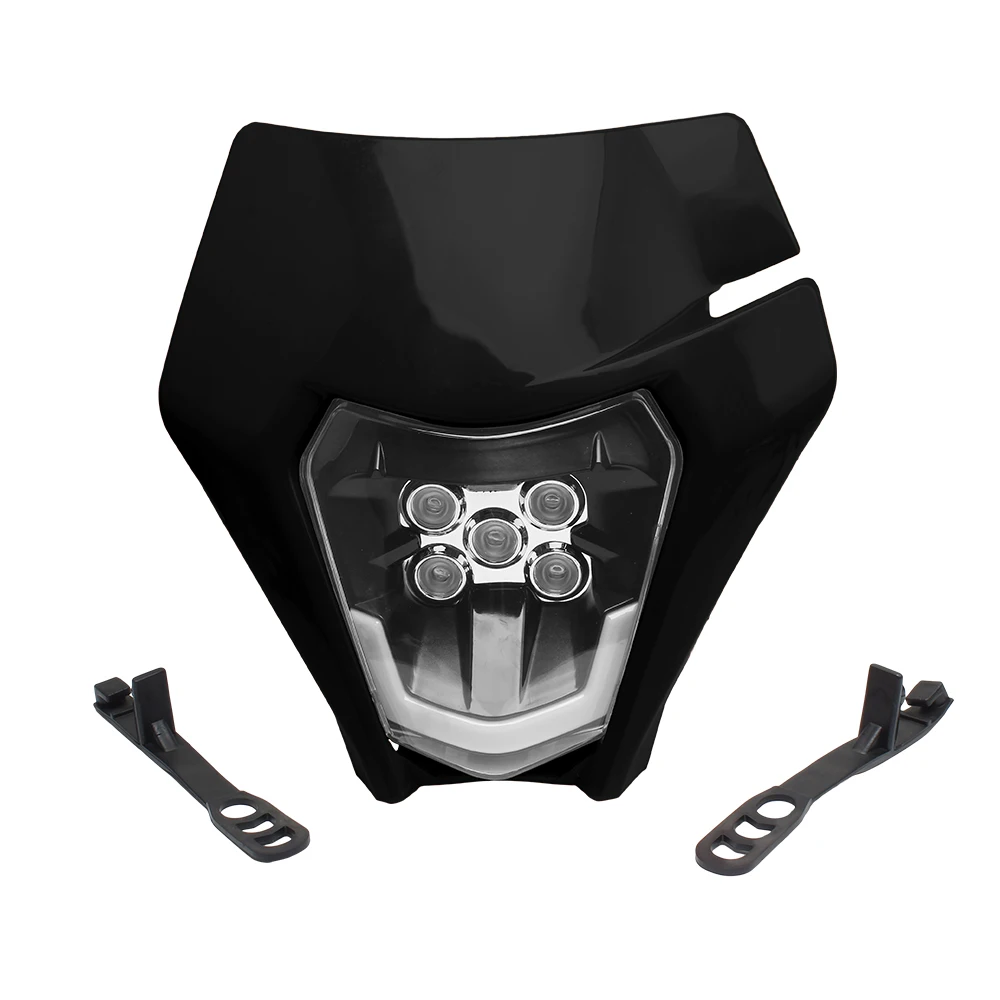 Voor KTM Koplamp Plaat LED Motorcycle Enduro Kuip EXC MX SX Lont Koplamp Crossmotor Onderdelen Supermoto Motocross Enduro Masker