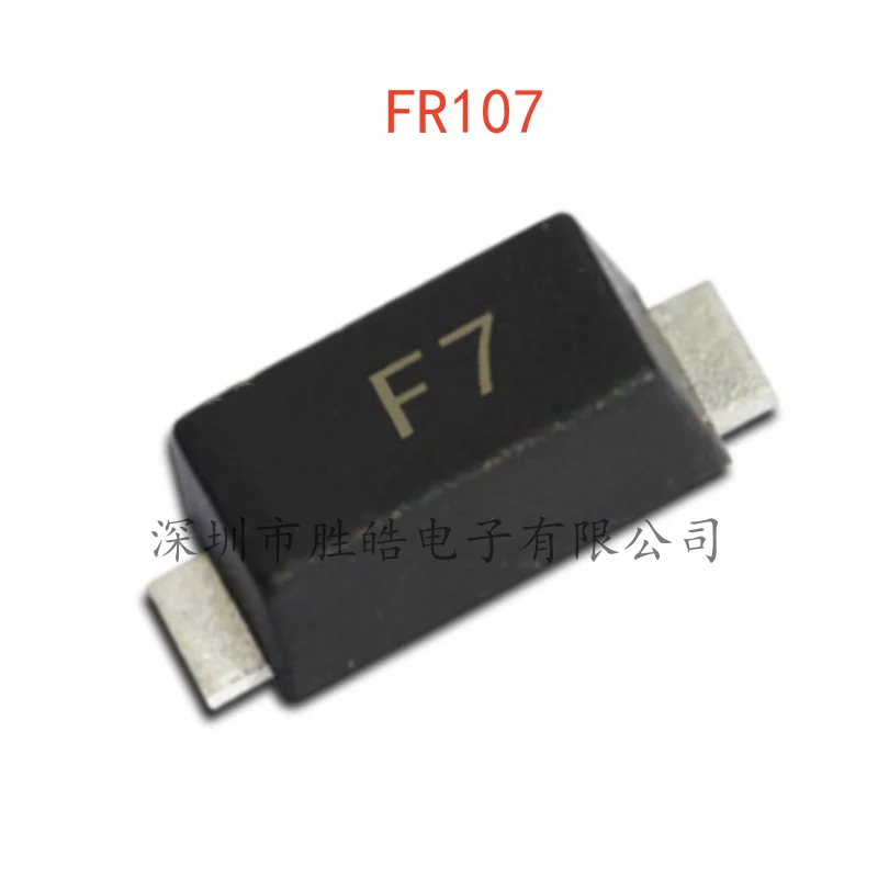 

(100PCS) NEW FR107W FR107 Fast Recovery Rectifier Diode SOD-123 FR107 Integrated Circuit