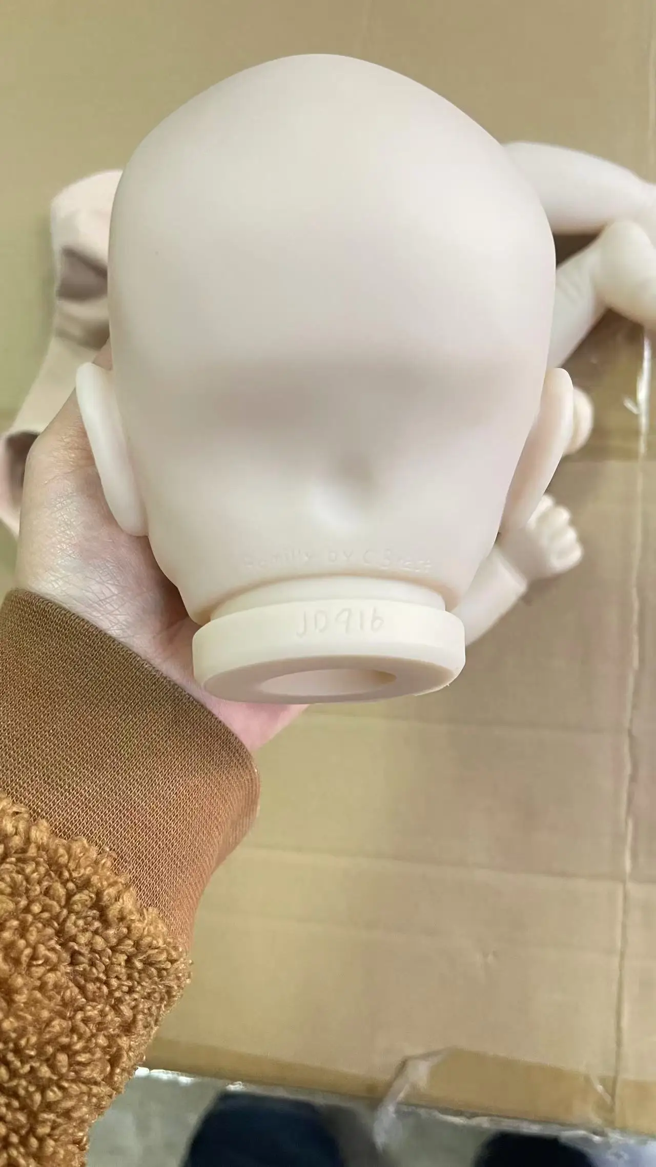 Kit bambola rinata 18 pollici Romilly Limited Edition realistico Soft Touch Kit bambola incompiuta con corpo non verniciato Bebe Reborn Kit