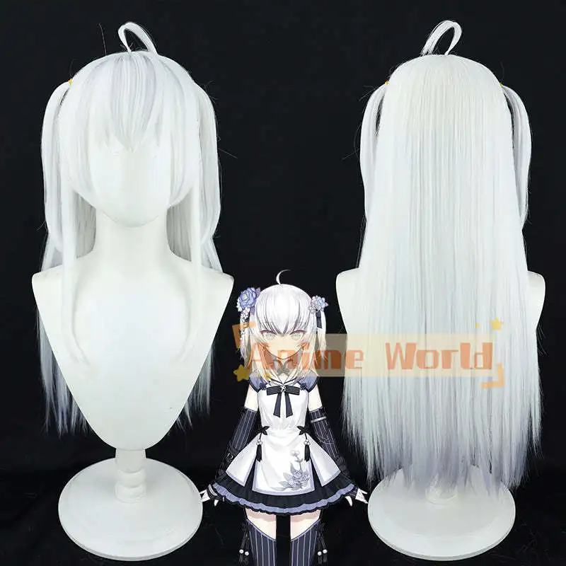 Virtual YouTuber Azuma Seren Blanche Fleur Cosplay Wig