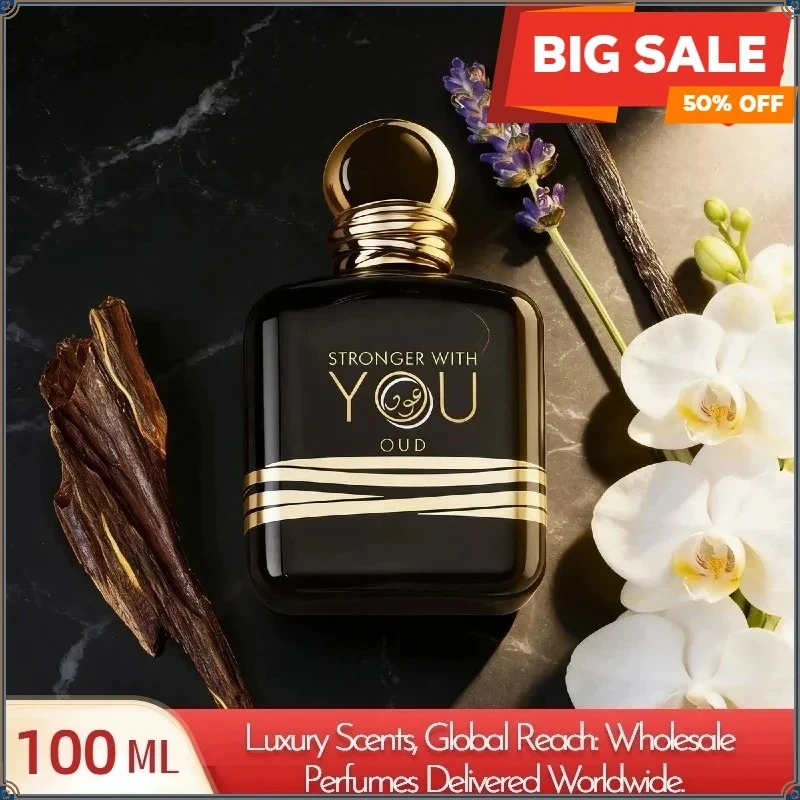 Colonia de Lujo para Hombre 100ML, Fragancia Duradera e Intensa, Inspirada en el Aroma de la Famosa Marca Stronger With You
