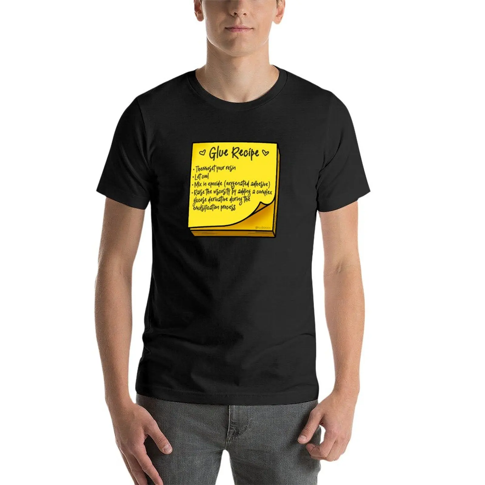 Michele's Glue Recipe T-Shirt for a boy quick drying sublime t shirt for men