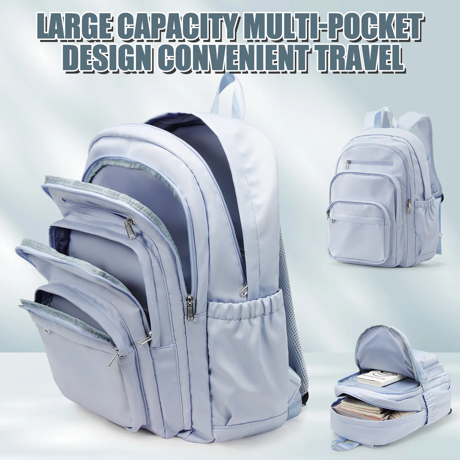 Women School Backpack For Girls Boys Waterproof Teenage Casual Bookbags Lightweight Travel Shoulder Bag Laptop College Backpack